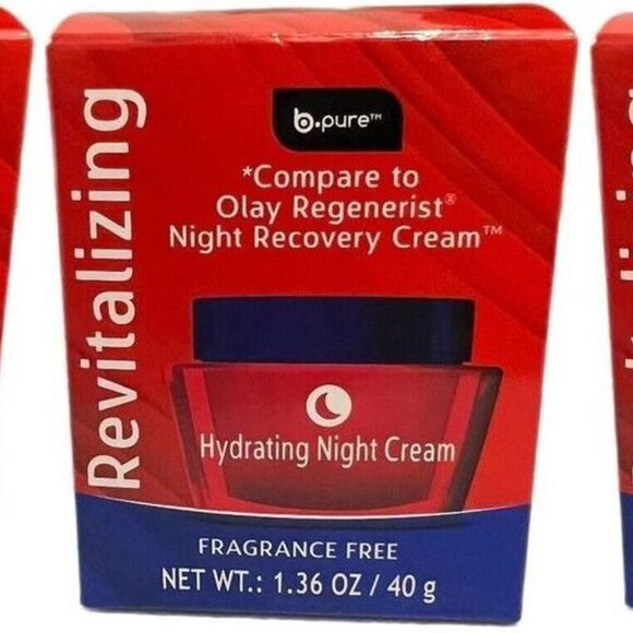 b-pure Revitalizing Hydrating Night Cream 1.36 oz (Set of 3) - Picture 1 of 1